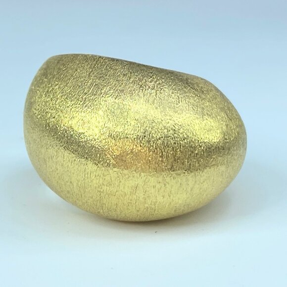 H Stern 18K "Golden Stone" Pedras Roladas Brushed finish ring 25.3g s8 JR9099 - Picture 1 of 11